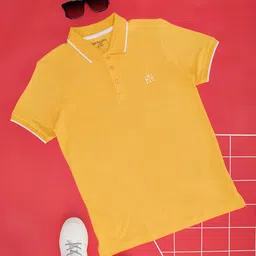 Pantaloons Junior Boys Polo Collar Cotton T-shirt-picture-43