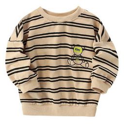 StyleCast Kids Striped Mandarin Collar Applique T-shirt-image-42