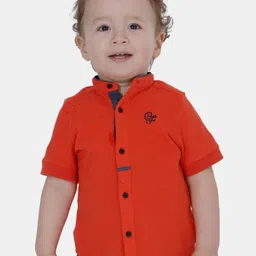 One Friday Boys Mandarin Collar T-Shirt-47
