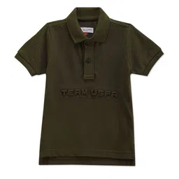 U.S. Polo Assn. Kids Boys Polo Collar Pure Cotton T-shirt-picture-25