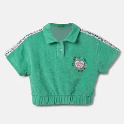 United Colors of Benetton Girls Polo Collar T-shirt-image-92