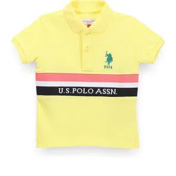 U.S. Polo Assn. Kids Boys Striped Polo Collar T-shirt-picture-13