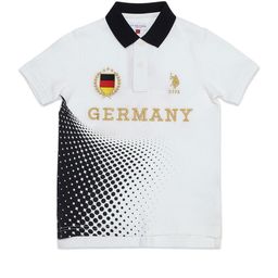 U.S. Polo Assn. Kids Boys Typography Printed Polo Collar Cotton T-shirt-picture-38