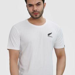Polo Plus Men Coolmax Embroidered Solid Round Neck T-shirt-image-26