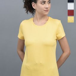 Dollar Missy Pack Of 5 Solid T-shirt-image-29