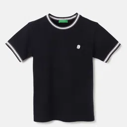 United Colors of Benetton Boys Round Neck Short Sleeves Pure Cotton Regular Fit T-shirt-image-39