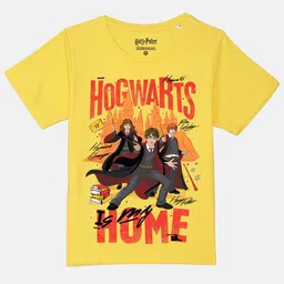YK Warner Bros Boys Graphic Printed Pure Cotton Round Neck T-shirt-picture-24