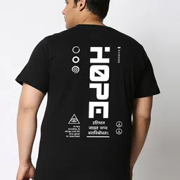 Bewakoof Men Graphic Printed Plus Size T-shirt-image-56