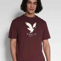 AMERICAN EAGLE OUTFITTERS Men Printed Round Neck Cotton Tshirt-image-79