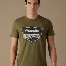 Wrangler Typography Printed Cotton T-shirt-image-78