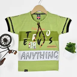 BAESD Boys Typography Printed Henley Neck Pure Cotton T-shirt-image-45