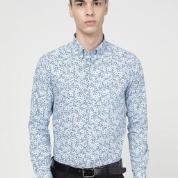 FRENCH CROWN Standard Floral Printed Formal Shirt-image-73