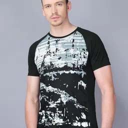 Technosport Men Printed Raglan Sleeve Antimicrobial Active T-shirt-image-69