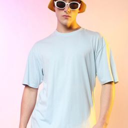 Campus Sutra Oversized Cotton Basic T-shirt-image-51