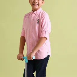 U.S. Polo Assn. Kids Boys Button-Down Collar Pure Cotton Casual Shirt-image-55