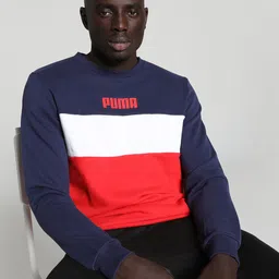 Puma Colorblocked Crew Neck Sweatshirts-picture-46