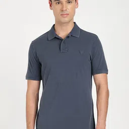 GUESS Polo Collar Cotton Regular Fit T-shirt-image-3