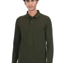 ONEWAY Men Solid Cotton Full Sleeves Polo T-Shirt-picture-9