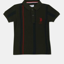 U.S. Polo Assn. Kids Boys Polo Collar Pure Cotton T-shirt-image-64