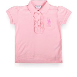 U.S. Polo Assn. Kids Girls Polo Collar Cotton T-shirt-picture-27