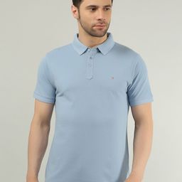 TIM PARIS Polo Collar Round Neck T-shirt-image-6