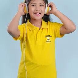 NUSYL Girls Cotton Polo Collar T-shirt-picture-53
