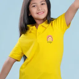 NUSYL Girls Polo Collar T-shirt-picture-52