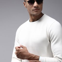 SHOWOFF Men White Cotton Sweatshirt-image-48