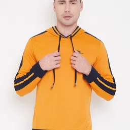 LE BOURGEOIS Men Hooded Cotton T-shirt-image-75