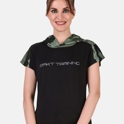 PERFKT-U Typography Printed Hooded Sports T-shirt-image-45