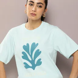 DILLINGER Graphic Printed Oversized Pure Cotton T-Shirt-image-39
