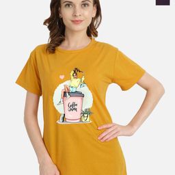 CHOZI Pack Of 2 Graphic Printed Cotton T-shirt-picture-0