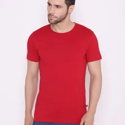 BODYACTIVE Men Maroon Cotton T-shirt-picture-41
