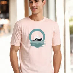 NOBERO Men Nautical Graphic Printed Pure Cotton T-shirt-image-96