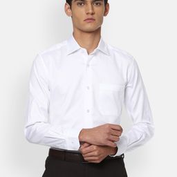 Louis Philippe Gods & Kings  Men White Giza Cotton Formal Shirt-image-81