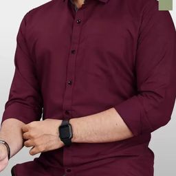 Tanip Men Pack Of 2 Comfort Spread Collar Solid Cotton Casual Shirts-image-19