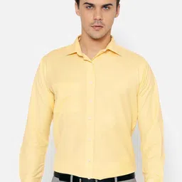 Shaftesbury London Classic Spread Collar Slim Fit Cotton Formal Shirt-picture-9