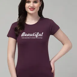 Trend Level Typography Printed Cotton T-shirt-image-44