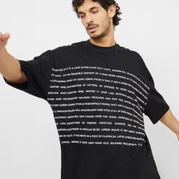 Styli Drop Shoulder Printed Jersey Boxy T-Shirt-image-65