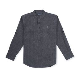 Gini and Jony Boys Black Solid Full Sleeves Casual Shirt-image-23