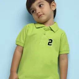 NUSYL Kids Polo Collar Short Sleeve  T-shirt-image-73