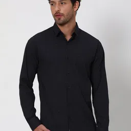 Mufti Slim Fit Polka Dots Printed Pure Cotton Casual Shirt-image-35