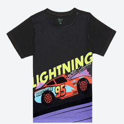 YK Disney Boys Cars Printed Round Neck T-shirt-image-48