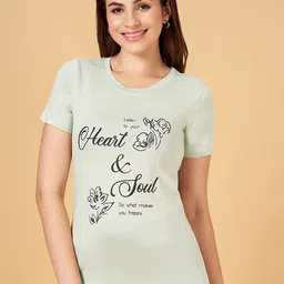 Honey by Pantaloons Typography Printed Cotton T-shirt-image-67