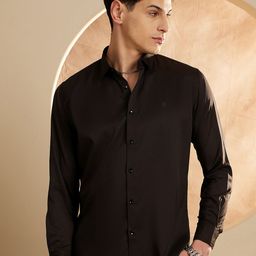 DENNISON Men Satin Wrinkle Free Shirt-image-50