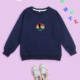 BAESD Kids Graphic Printed Fleece Sweatshirt-image-6
