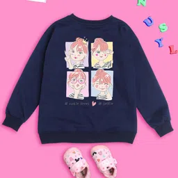 BAESD Kids Graphic Printed Fleece Pullover Sweatshirt-image-47