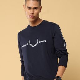 Melvin Jones Brand Logo Printed Cotton Sweatshirt-image-90