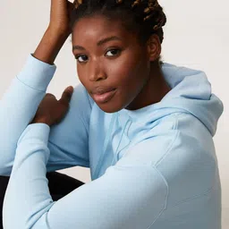 Marks & Spencer Women Solid Hooded Sweatshirt-image-46