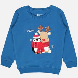 Bodycare Kids Girls Printed Round Neck Fleece Pullover-image-29